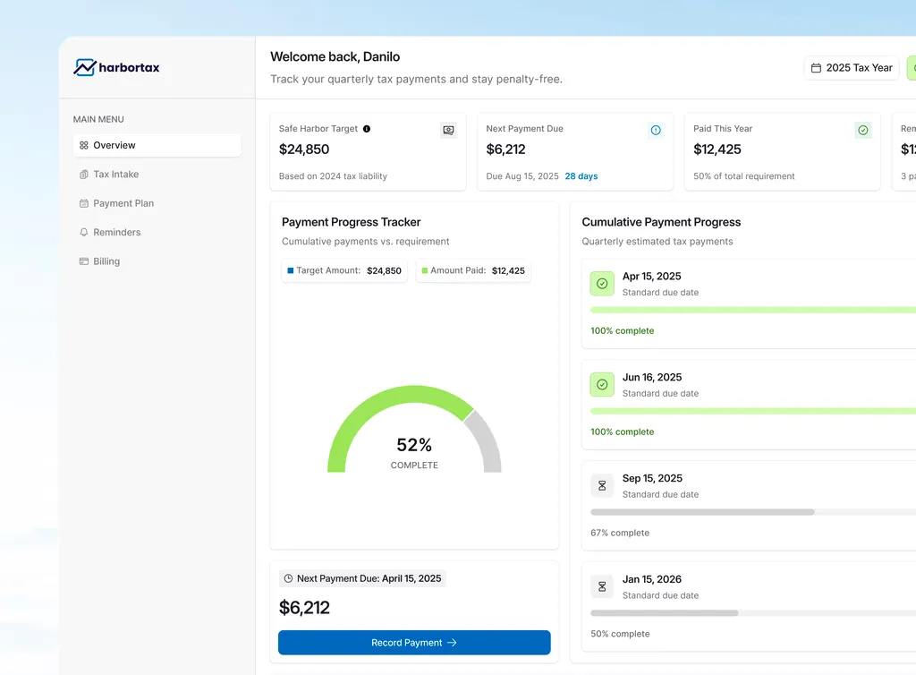 Harbortax - Tax tracking CRM