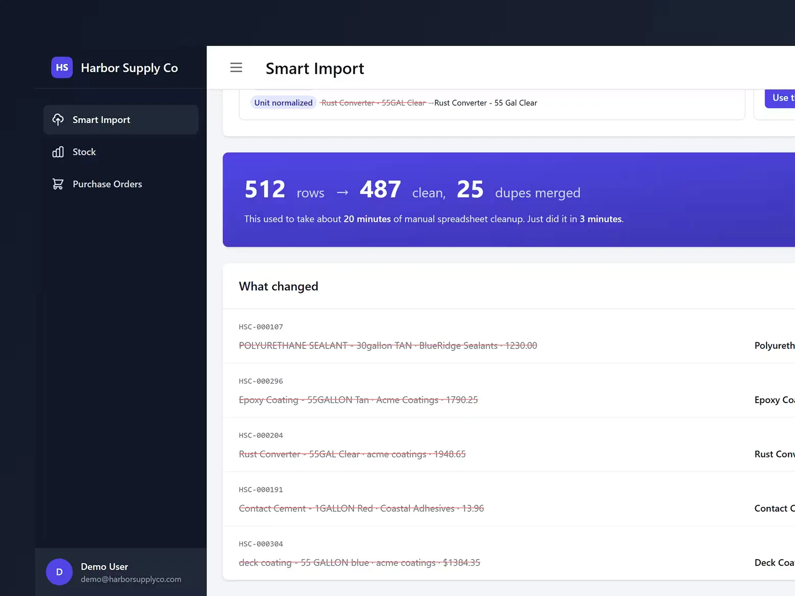Aims: Event-based inventory operations at scale
