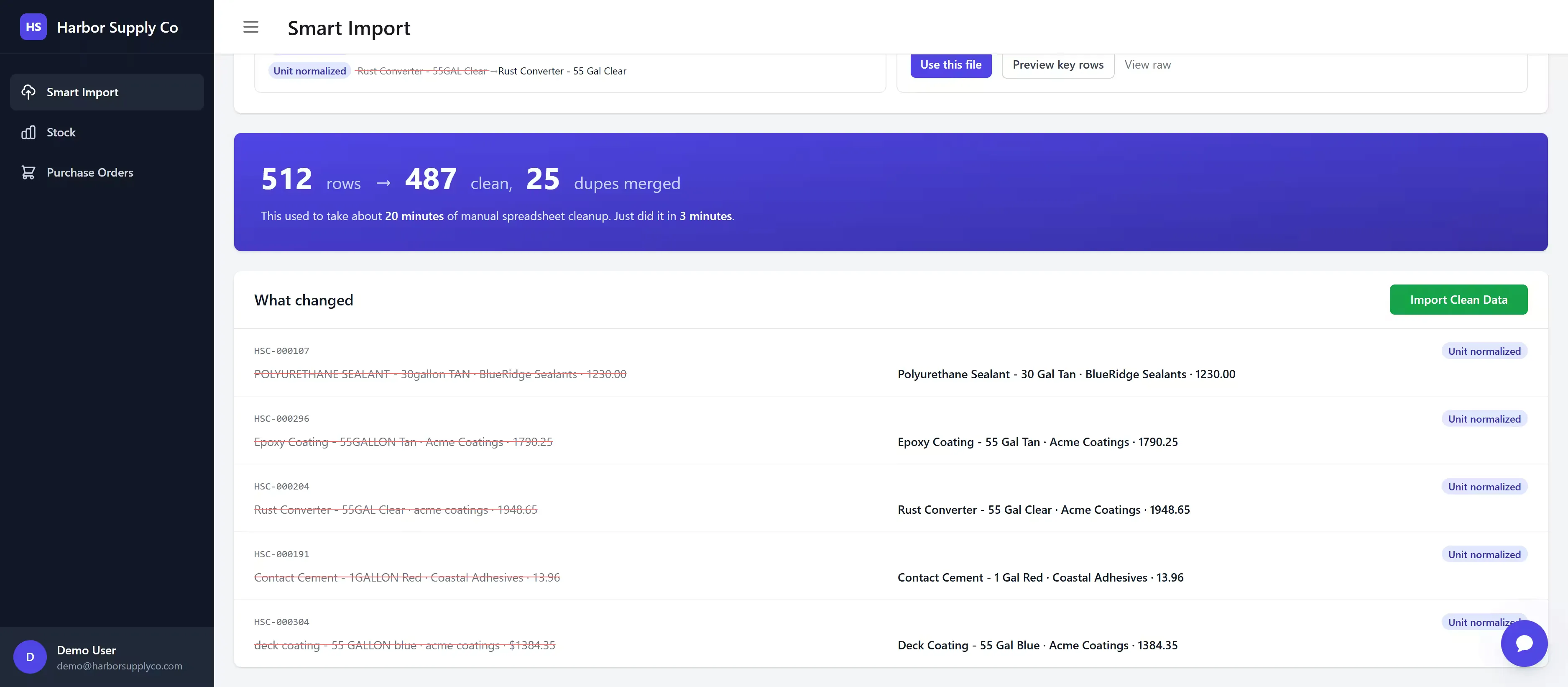 Aims: Event-based inventory operations at scale