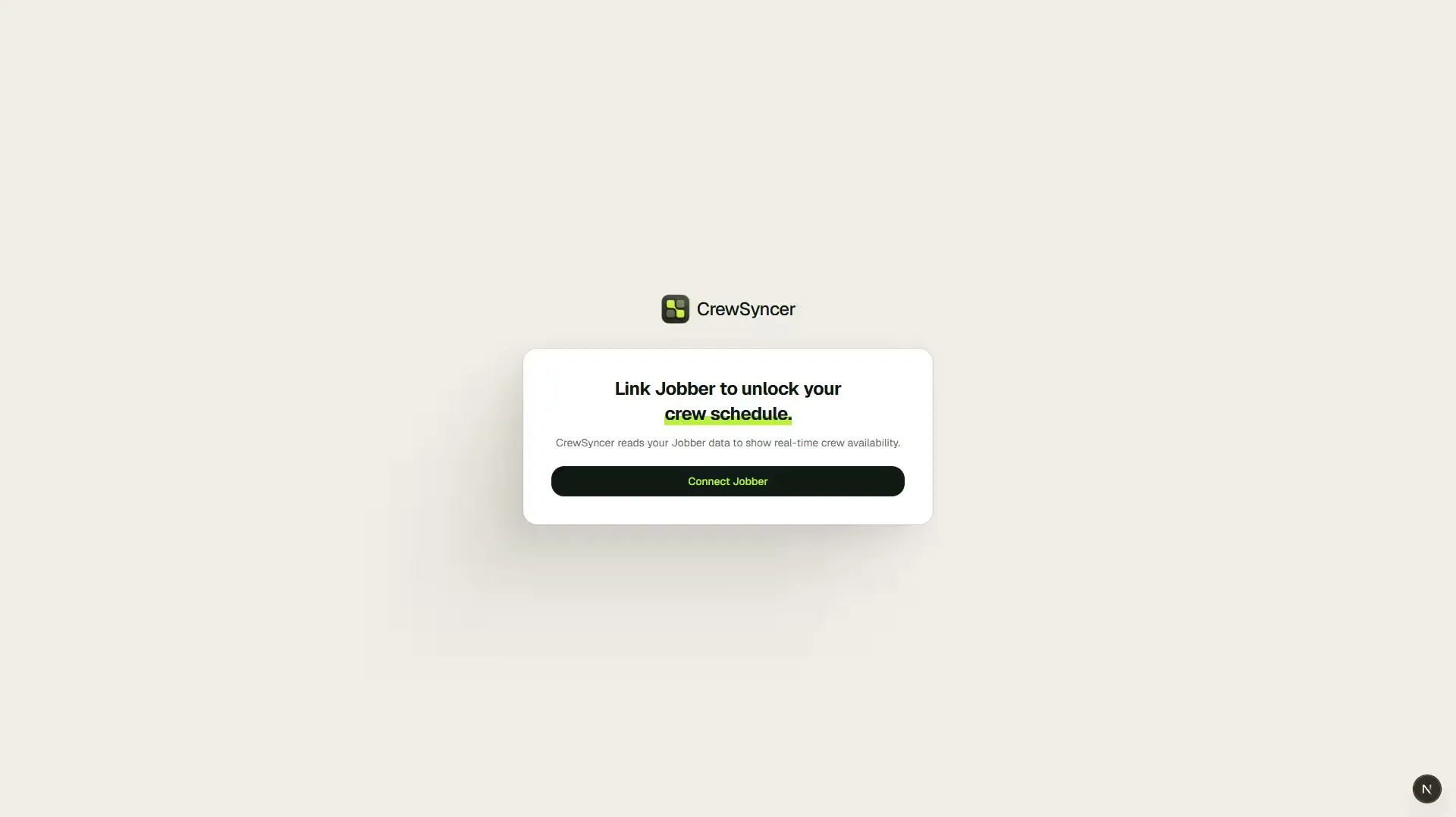 Crewsyncer: Crew scheduling built on Jobber