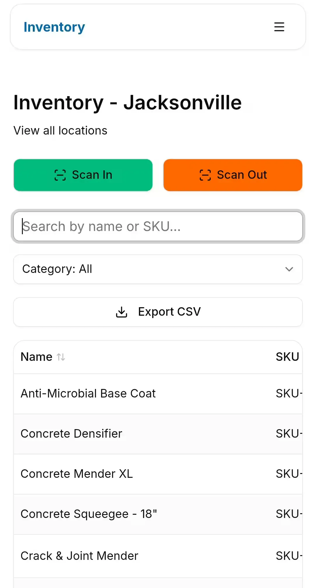 Offline-first field inventory for install crews