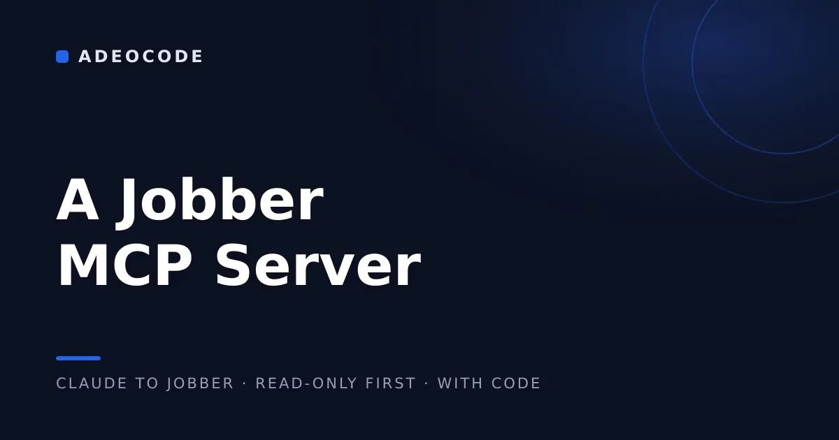 A Jobber MCP Server: Connecting Claude to Jobber's GraphQL API